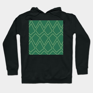 Scales, green Hoodie